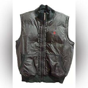 Vintage Polo Ralph Lauren Men’s Down Filled Puffer Vest Zip Size Large Preppy